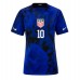 Förenta staterna Christian Pulisic #10 Replika Borta matchkläder Dam VM 2022 Korta ärmar